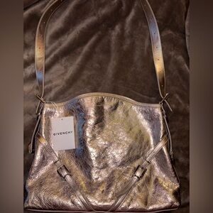 NWT! Givenchy Medium Voyou Dusty Gold Bag